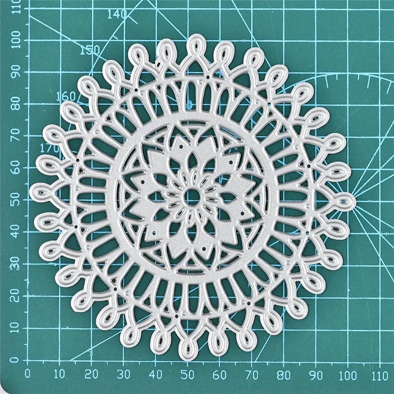 GJCrafts металлические Вырубные штампы с цветами новинка 2019 круглая рамка для