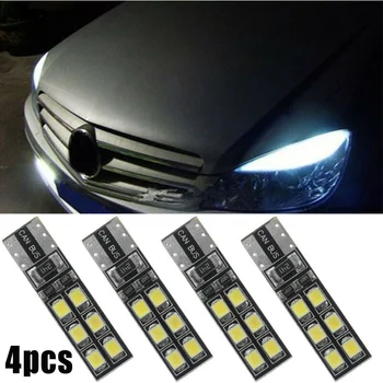 

Parts LED Lights Accessories Car Auto 4Pcs 6000K Error Free DC12V Lamp