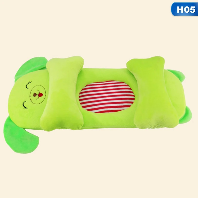 Детская подушка для позиционирования сна для младенцев, хлопковая противоскользящая Подушка с плоской головкой, подушка для новорожденных, детское постельное белье, горячая Распродажа - Цвет: H05