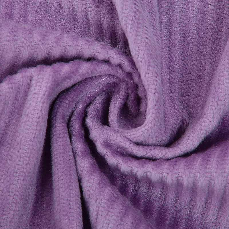 BOOFEENAA Светоотражающие фиолетовые вельветовые штаны в полоску с высокой талией, широкие штаны для женщин, уличная одежда, мешковатые брюки-карго, зимние C84-AH00