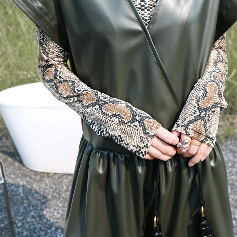 XITAO Pu приталенное плиссированное платье миди женская одежда осеннее Элегантное маленькое свежее длинное винтажное платье для девочек XJ2391