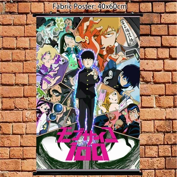 

Anime Poster mob psycho 100 Reigen Arataka Wall Scroll Painting Art Prints Home Room Decoration 60*40 90*60