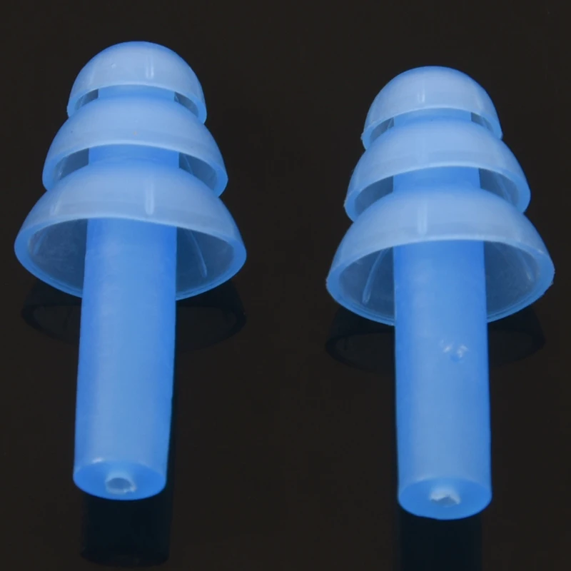 Ablb-пара для плавания и ныряния гибкие силиконовые беруши Беруши синий