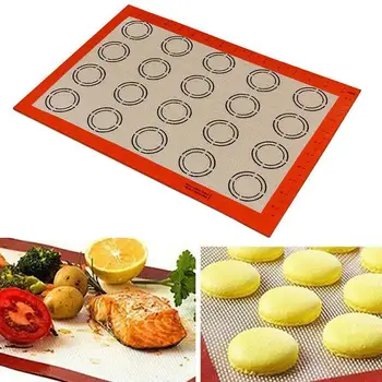 

Silicone Baking Pans Macaron Baking Mat Bread Cake Pastry Cookie Mat Professional Nonstick Baking Tools Kitchen Accessories