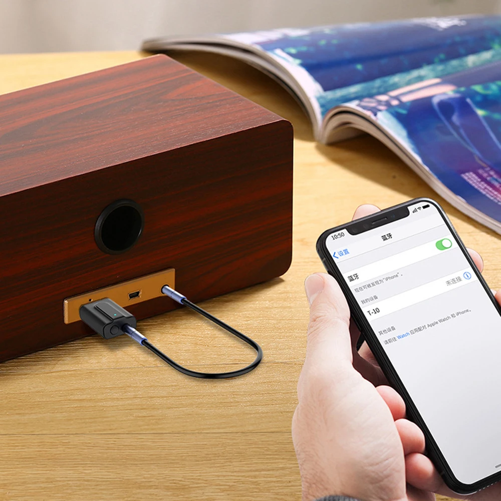 Автомобильный 5,0 Bluetooth передатчик приемник ТВ 2 в 1 3,5 мм AUX HIFI стерео аудио USB беспроводной мини-адаптер автомобильный BT приемник 4
