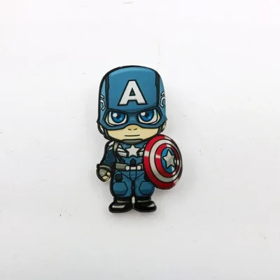 12 шт. значки Marvel брошь «Мститель» булавки Thor Pin фильм эндигра ювелирные изделия Железный человек Капитан Америка Броши со спайдерменом для мужчин подарок - Окраска металла: keychain3