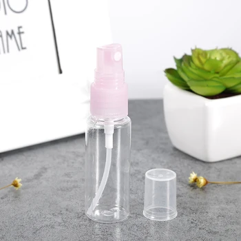 

5pcs 20ml Portable Travel Empty Spray Bottle Multifunctional Transparent Plastic Sub-bottling Home Makeup Tool Storage Bottles