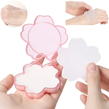 

50pcs Disposable Boxed Soap Paper Pink Cherry Flower Shape Hand Washing Box Scented Slice Sheets Mini Soap Paper Dropshipping