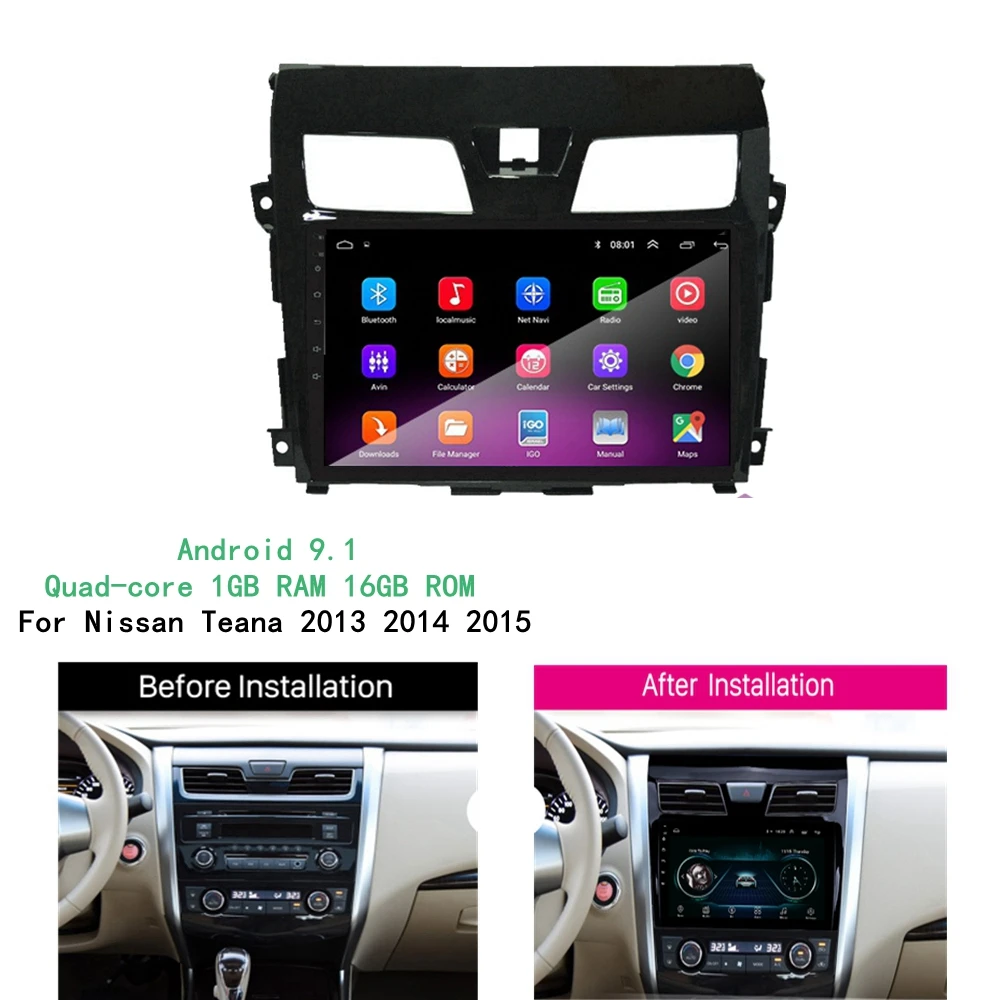 Автомобильный gps-навигатор без dvd-плеера навигаторы автомобильные для Nissan Teana Altima 2013- радио wifi Bluetooth