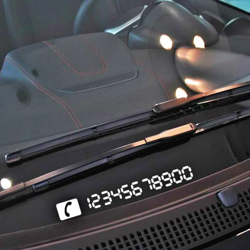 Светоотражающая Временная парковочная карта Aliauto необходимые товары для VW Golf Skoda