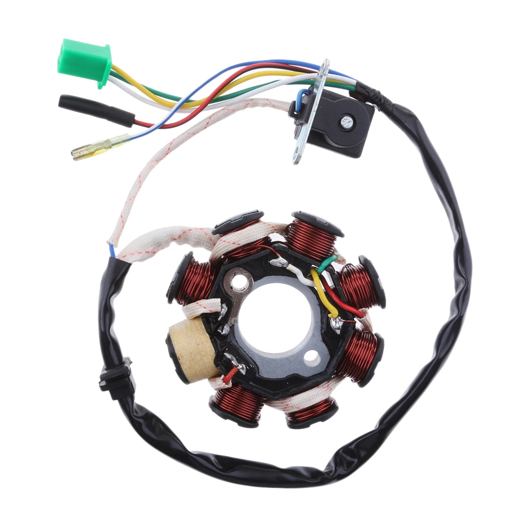 Heavy Duty Magneto Stator Ignition Generator 8 Pole Coil GY6 125 150cc magneto stator generator