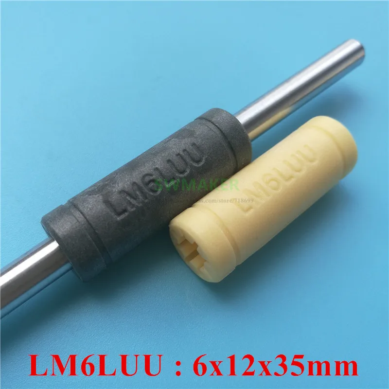 Подшипник линейный LM6LUU вал 6 мм RJMPT-01-06 для 3D-принтера UM Wanhao D6 CNC Reprap | Компьютеры и