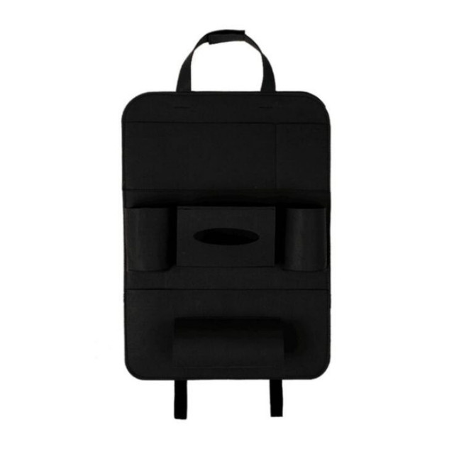 Multi-Pocket Car Seat Back Organizer Storage Bag Pad Cups Storage Phone Holder Felt Fabric Protector for Kids Children