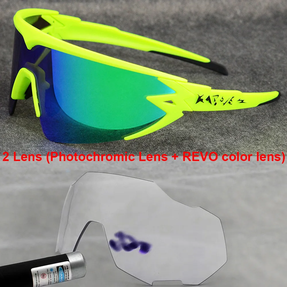 Comfortable Photochromic Cycling Glasses Men UV400 MTB Bike Glasses Oculos Ciclismo Fishing Cycling Outdoor Sports Sunglasses