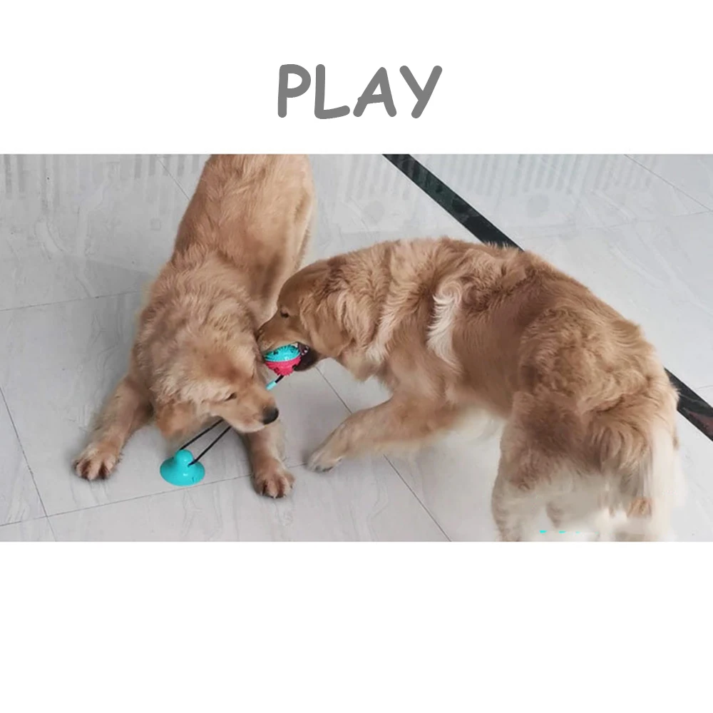 Собака молярная игрушка для укуса с присоской для чистки зубов резиновый жевательный мяч безопасная Эластичность Мягкая интерактивная собачья веревка игрушка для кусания