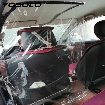 

YOSOLO Car Protection Partition Screen Transparent Anti-droplet Protective Film Taxi Driver Cab Isolation Film Auto Interior