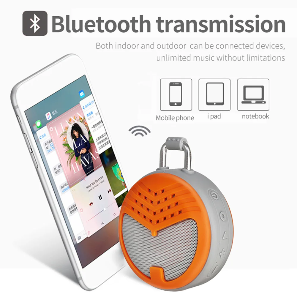 Беспроводной водонепроницаемый Bluetooth динамик мини портативный для улицы спортивный Душ Динамик для велосипеда для телефона играть в воде