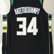 34 Giannis Antetokounmpo jersey 6 Eric Bledsoe JERSEY city jersey Ретро 34 Ray Allen JERSEY