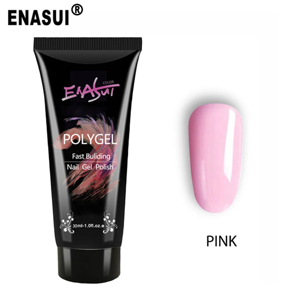 pink Профессиональный акриловый набор для наращивания ногтей, набор для наращивания ногтей со всем, включая базовое верхнее покрытие и быстростроительный гель для ногтей 30 мл - Цвет: pink