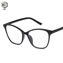 Оправа для очков в стиле кошачьи глаза женские ретро черные прозрачные оптические очки оправа для очков Gafas Oculos прозрачные поддельные очки