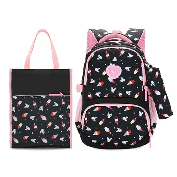 

3Pcs/set School Backpacks College Schoolbag Women Canvas Backpack Fashion for Teenager Girls Boys Rucksack Moclila Shoulder Bags