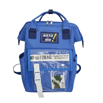 

Backpacks School Bags Wing Bagpack Schoolbags 2020 Fashion Style Ladies Solid Color Casual for Women Soft Handle Zhuo Solid