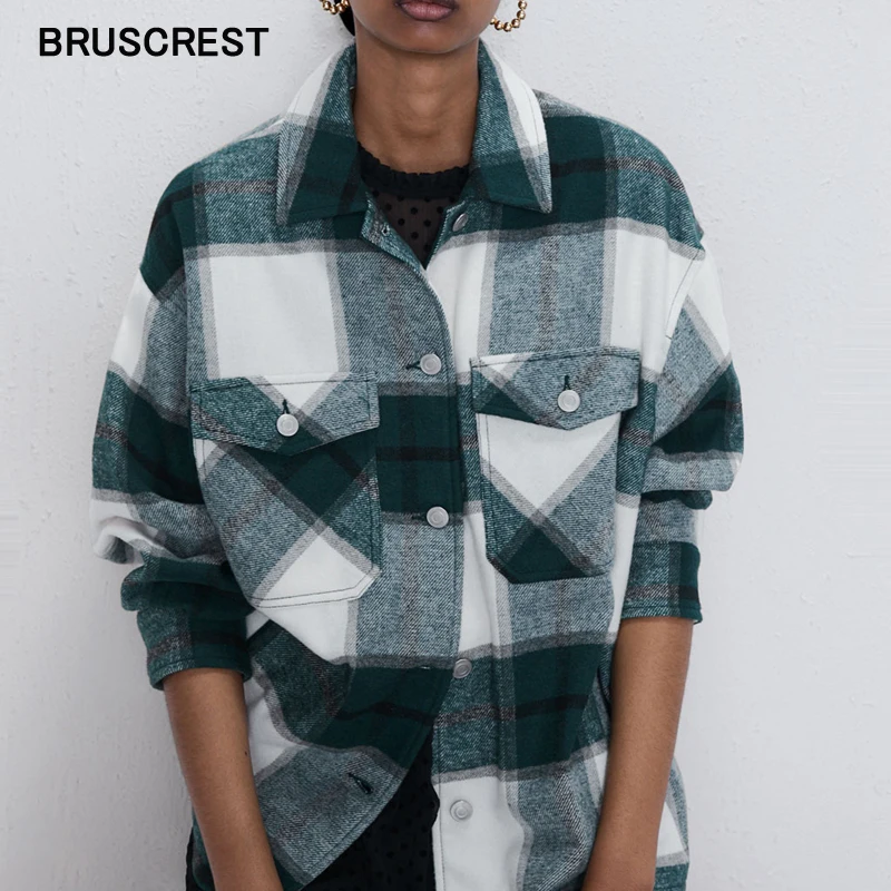 Kopen 2019 Winter Jassen En Jacks Vrouwen Leuke Plaid Jas Losse Koreaanse Jassen Dames Oversized Jas Winter Jassen Vrouwelijke Herfst