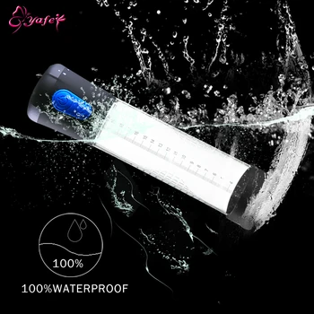 Electric Penis Pump Male Masturbator Penile Vacuum Pump Sex Toys for Men Penise Enlargement Extender Massager Ring for Adults 5
