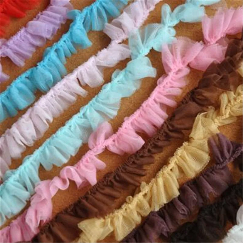 Плиссированная сетчатая кружевная обрезная одежда 3 года Кукольное платье