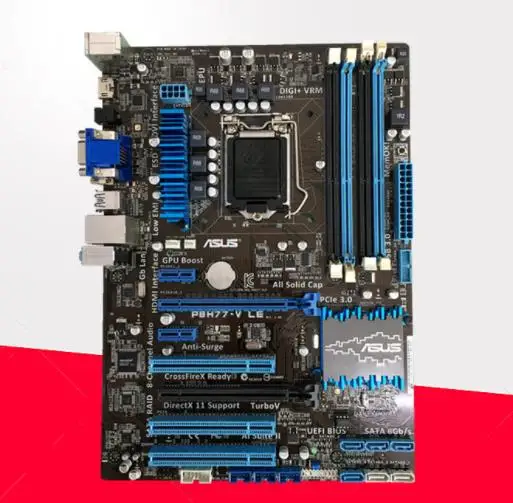 ^Cheap original motherboard ASUS P8H77-V LE DDR3 LGA 1155 USB2.0 USB3.0 32GB SATA III H77 Desktop motherboard Free shipping