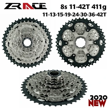 

Bicycle Cassette ZRACE 8 speeds MTB bicycle freewheel 11-40 T/11-42 T, free adapter