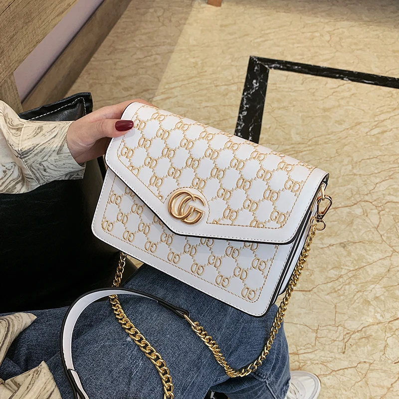 

Popular Ladies Bag New 2020 Autumn And Winter Tide Wild Fashion Chain Small Square Shoulder Messenger Bag