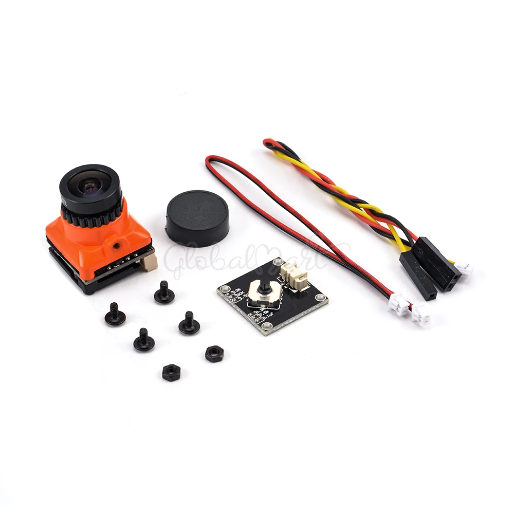 FPV 1/" CMOS 1500TVL B19 Мини FPV камера 2,1 мм объектив PAL/NTSC с OSD для радиоуправляемого гоночного дрона