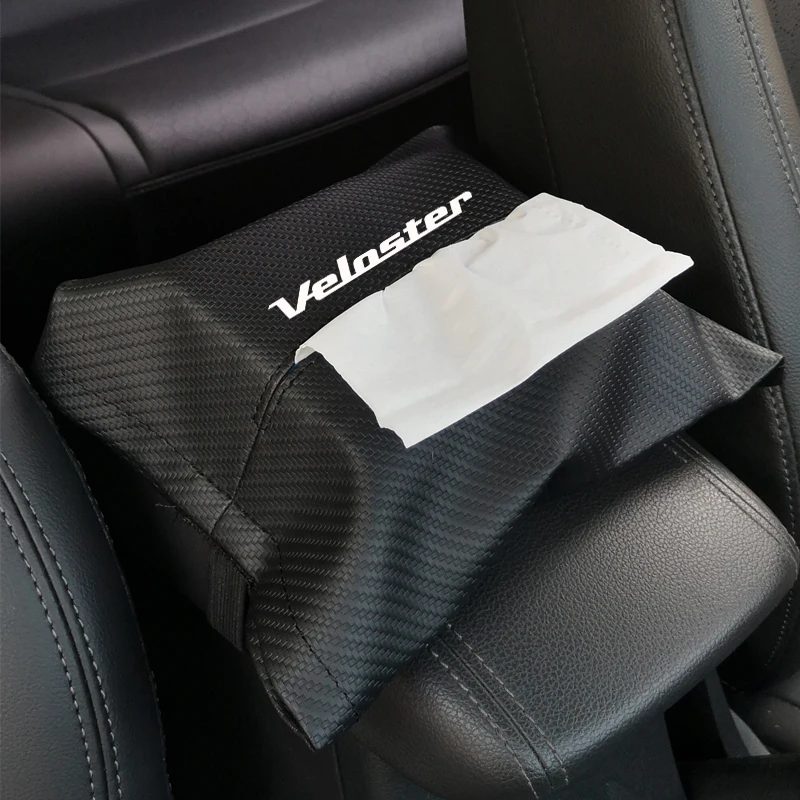Для hyundai Veloster, углеродное волокно, зернистая кожа, автомобильный подлокотник, коробка, тканевая сумка, аксессуары для салона автомобиля