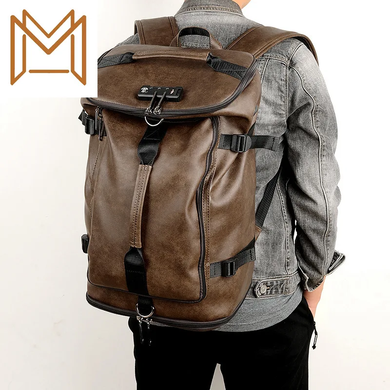 

Usb Charge Password Lock Guard Against Theft Computer Both Shoulders Man Backpack Leisure Time Outdoors Capacity