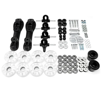 

Roller Skate Accessories Set Easy Install For Shoes Durable Anti Corrosion Metal Practical Sports Equipment Replacement Parts