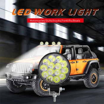

Truck Working lights Round 42W Waterproof IP68 Replacement Car 14-LED Work Flood