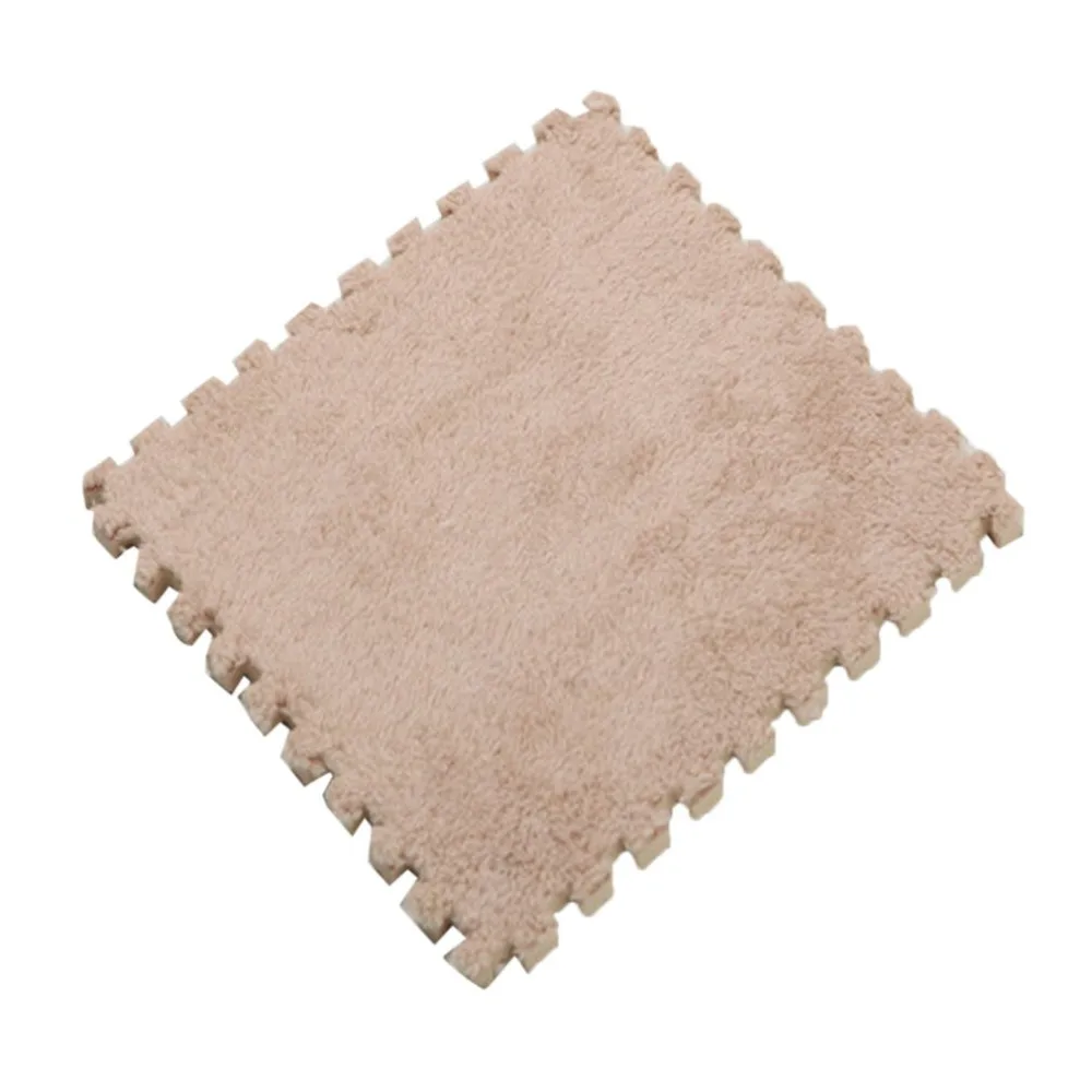 1pc 30x30cm carpet home puzzle mat eva foam velvet carpet