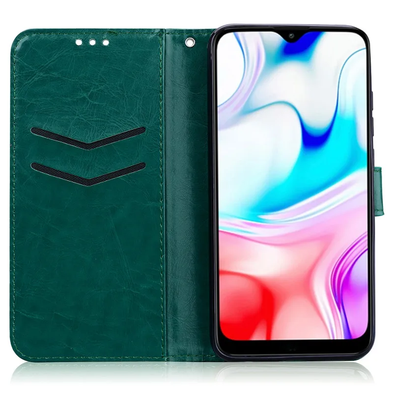 Xiaomi Redmi 8 чехол Redmi 8 чехол мягкий силиконовый кожаный бумажник флип-чехол для Xiaomi Redmi 8 Redmi8 чехол для телефона держатель для карт Fundas