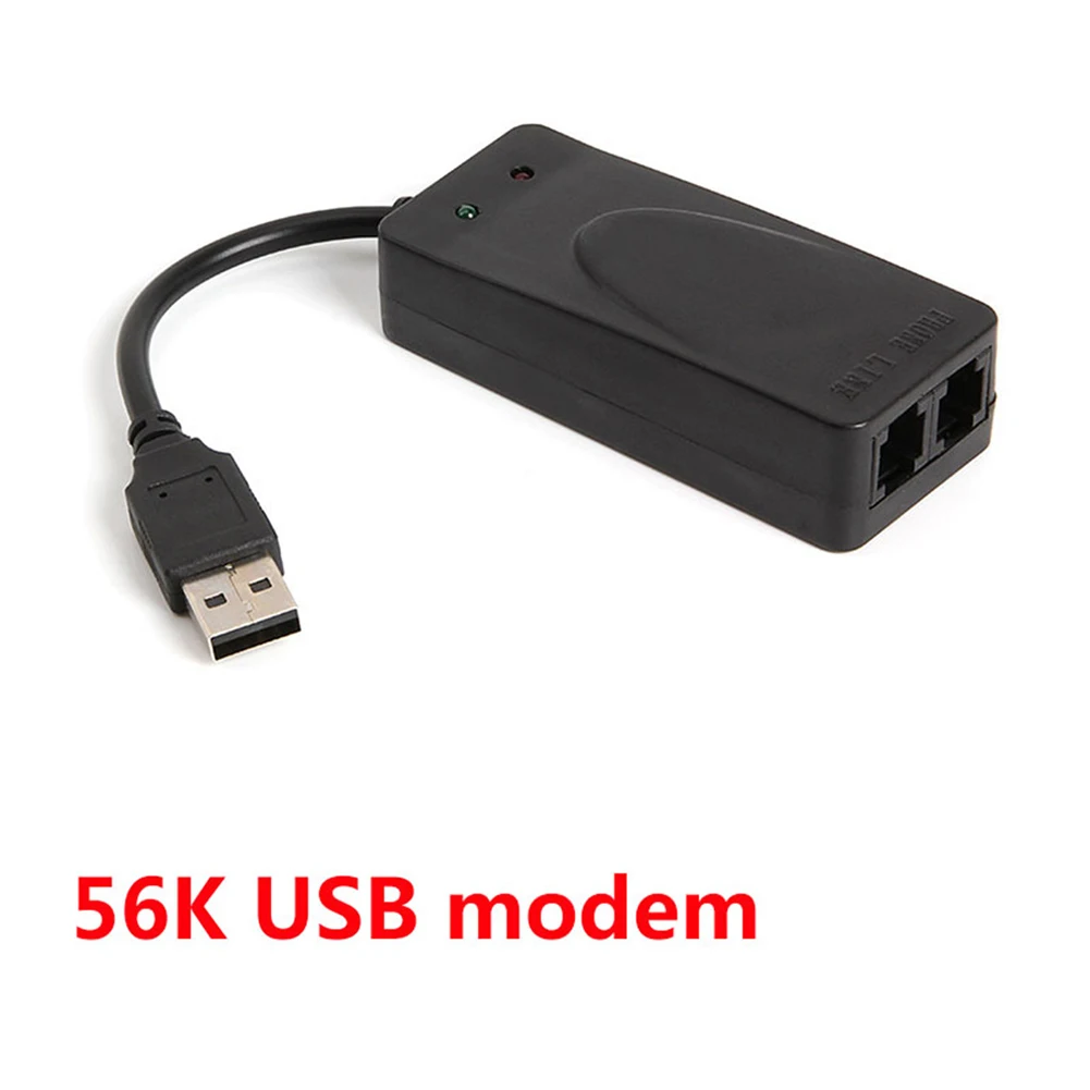 Сетевой USB 2,0 двухпортовый кабель V.90 V.92 портативный с cd-модемом внешний автоматический телефонный факс адаптер для Windows 98 XP