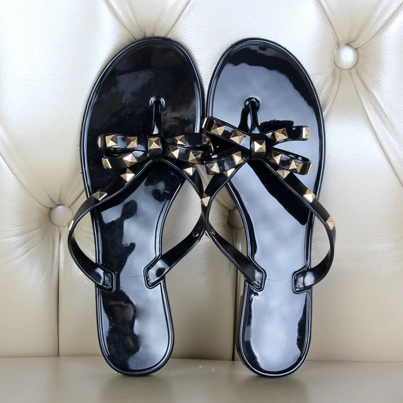 Hot-2017-Fashion-Woman-Flip-Flops-Summer-Shoes-Cool-Beach-Rivets-big-bow-flat-sandals-Brand (2)