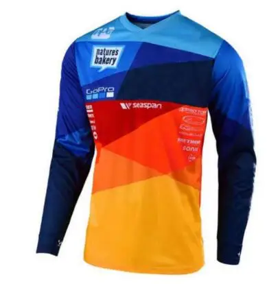 Santic Real, униформа для горного велосипеда, Commencal Riding Team, Мерида, Джерси, викинги, Рупа, Велоспорт, Rebo, велосипед - Цвет: Синий