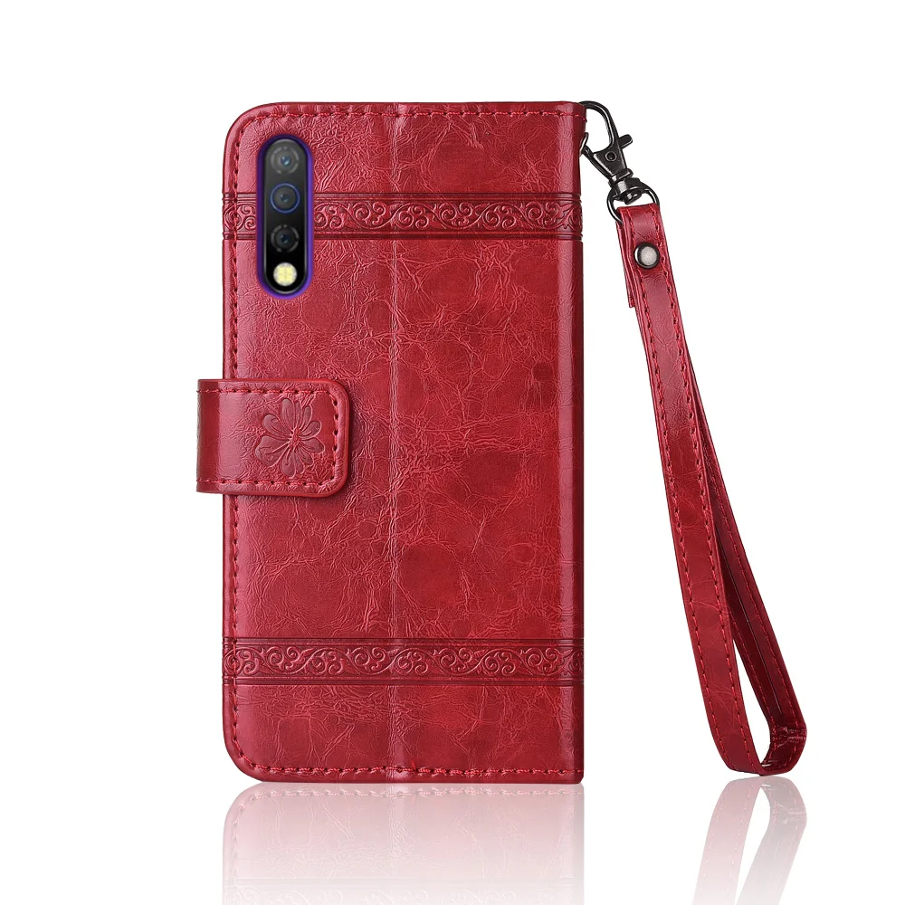Флип кожаный чехол для Tecno Camon 12 12 Pro Fundas с цветочным принтом специальный кошелек Стенд чехол с ремешком