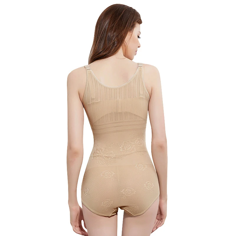 Women Seamless Firm Control Slimming Bodysuit Shapewear Faja Open Bust Briefs Slimmer Full Body Shaper Slim Waist Trainer Corset