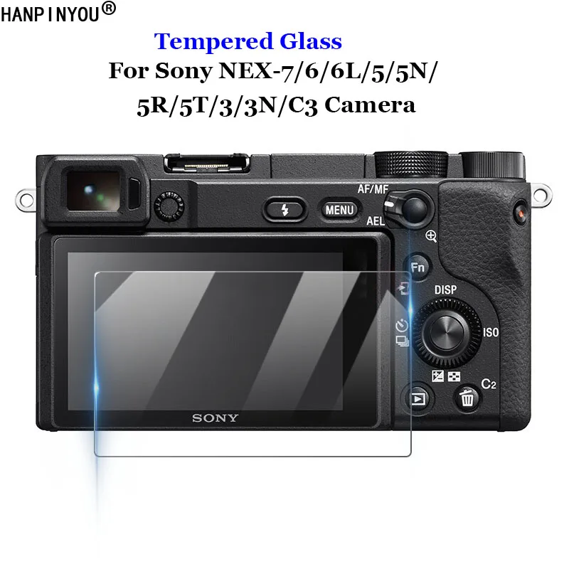 Закаленное стекло для Sony NEX-7 / 6 6L5 5N 5R 5T 3 3N/C3 прозрачное/с защитой от синего
