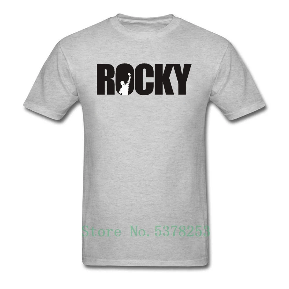 Men T-Shirts Rocky Balboa T Shirt Tops Tees Printing Fighter Tshirts Crew Neck Letter Clothes T-Shirt Street Men's Tshirt