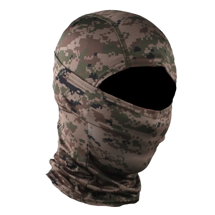 Military Balaclava Tactical Camouflage Head Cover Full Face Mask Hunting Scarf Breathable Fast Dry Cap Elastic Sandproof Bandana mens designer scarf Scarves