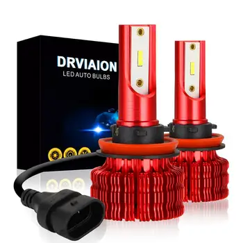 

2X Mini H7 Led H4 H11 6500K 40W H1 H9 H8 LED Bulb HB3 9005 9006 HB4 Car Headlight Bulb Auto Lamp 12V 24V CSP LED CHIPS