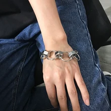 Мужской браслет в стиле панк, модные ювелирные изделия, браслет-цепочка и браслет, ювелирные изделия для мужчин