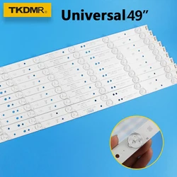 TKDMR – bande LED universelle d'occasion, pour rétro éclairage TV, 10, pièces/ensemble, 49 pouces, pour 49E6000, 49E3000, 480mm, 6LED 